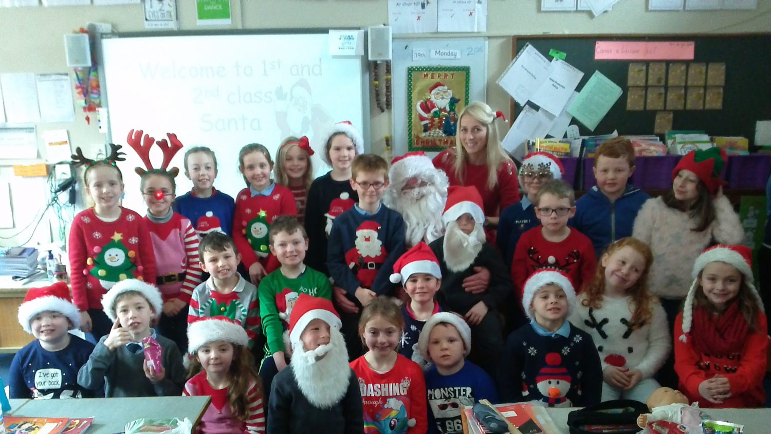 Santa visits Herbertstown NS